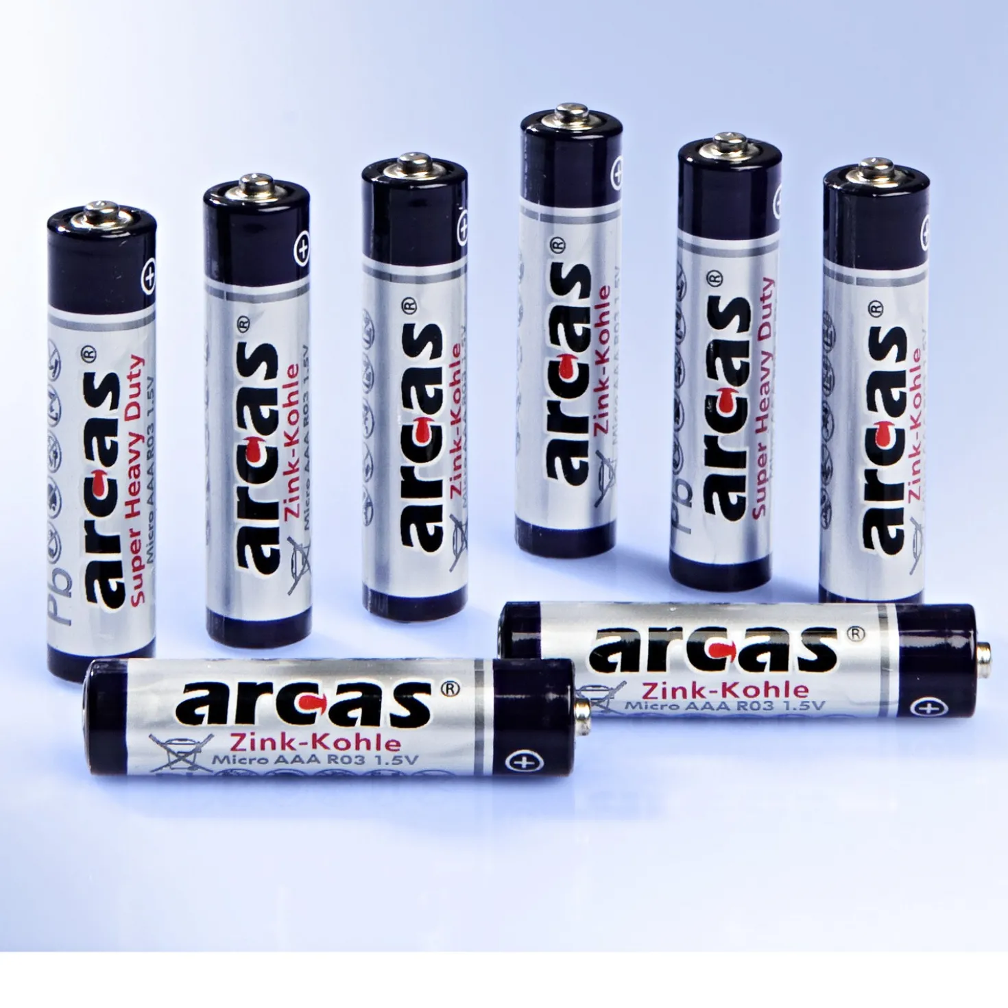 AAA Mikro-Batterien, 8er-Set
