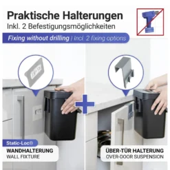 Abfallsammler Tago 5 L mit Griff WENKO