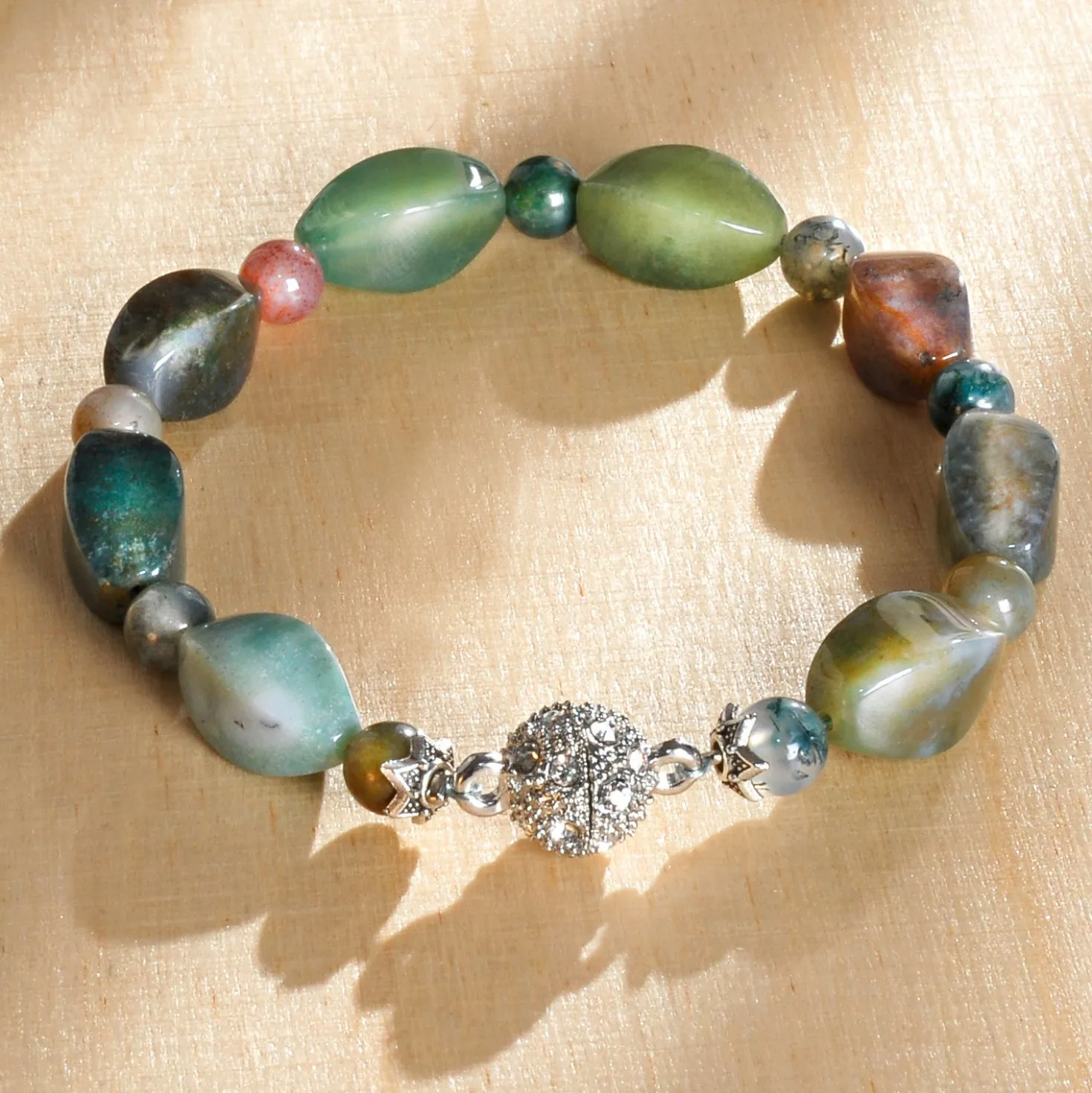 Achat-Armband