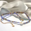 Achat-Kette mit Barockperle