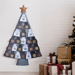 Adventskalender Tannenbaum aus Filz