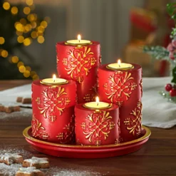 Adventskranz Teelichthalter-Set 5-tlg. Eldo