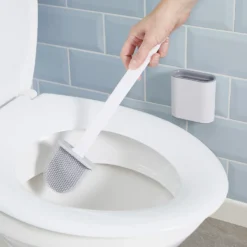 Antibakterielle platzsparende Toilettenbürste Clarsen