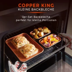 Antihaft Mini-Backformen 3er-Set