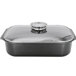 Aromabräter 5,5 l mit Glasdeckel & Aromaknopf 34,5 cm KARL KRÜGER