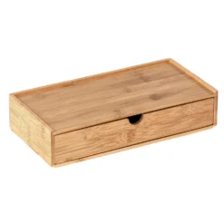 Aufbewahrungsbox „Terra“ mit Schublade, Bambus WENKO