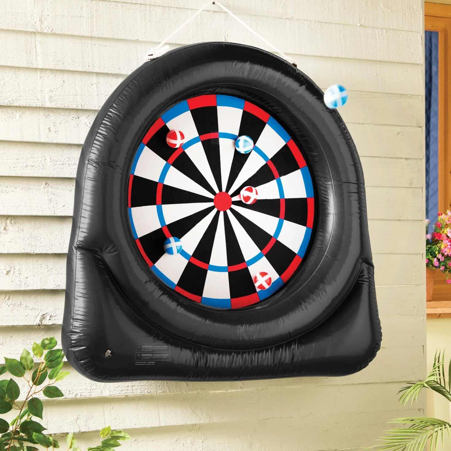 Aufblasbare Jumbo-Dartscheibe