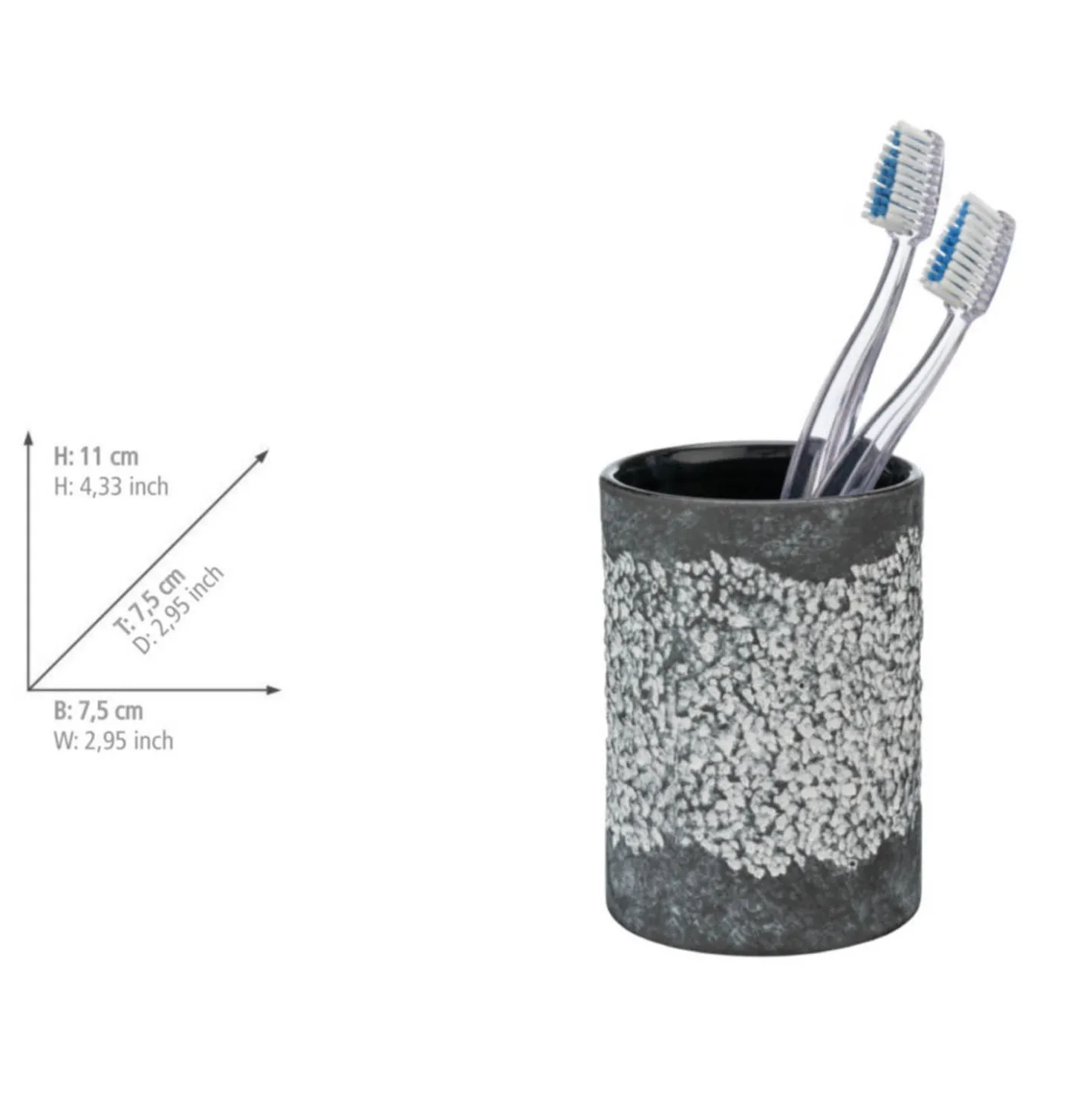 Bad-Accessoire Set „Anfo“, 3-tlg. aus Keramik WENKO