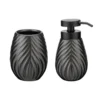 Bad-Accessoire Set „Idro“, 2-tlg., anthrazit WENKO