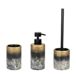 Bad-Accessoire Set „Lacona“, 3-tlg., aus Beton WENKO