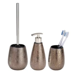 Bad-Accessoire Set „Marrakesh“, 3-tlg., braun WENKO