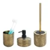 Bad-Accessoire Set „Rivara“, 3-tlg., goldfarben WENKO