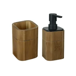 Bad-Accessoire Set „Serro“, 2-tlg., aus Bambus WENKO