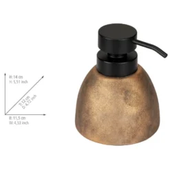Bad-Accessoire Set „Tremea“, 2-tlg., bronze WENKO