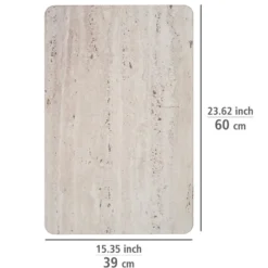 Badematte Mod. Puna Grau, aus Diatomit WENKO