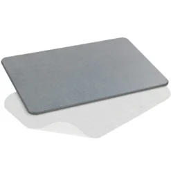 Badematte Simi grau aus Diatomit WENKO