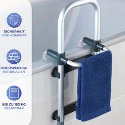 Badewannen-Einstiegshilfe „Secura“ Anthrazit Maximex