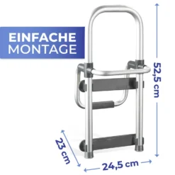 Badewannen-Einstiegshilfe „Secura“ Anthrazit Maximex
