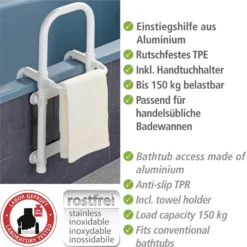Badewannen-Einstiegshilfe „Secura“ Weiß WENKO