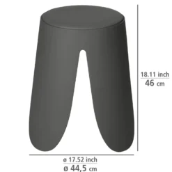 Badhocker Comiso Anthrazit matt WENKO