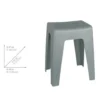 Badhocker Kumba Grau WENKO