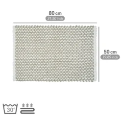 Badteppich Covelo weiß-beige WENKO