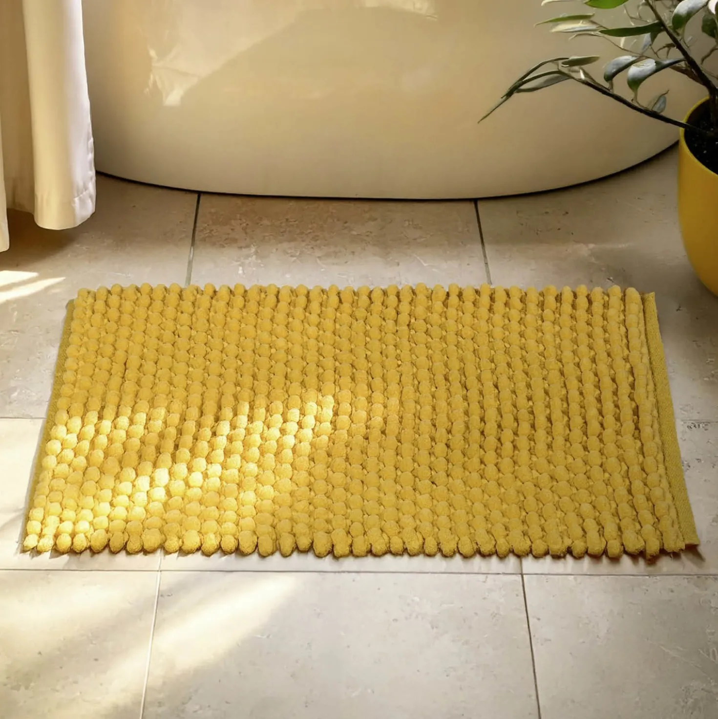 Badteppich Solivo senfgelb WENKO