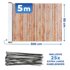Balkon-Sichtschutz Bambus MAXIMEX