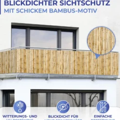 Balkon-Sichtschutz Bambus MAXIMEX