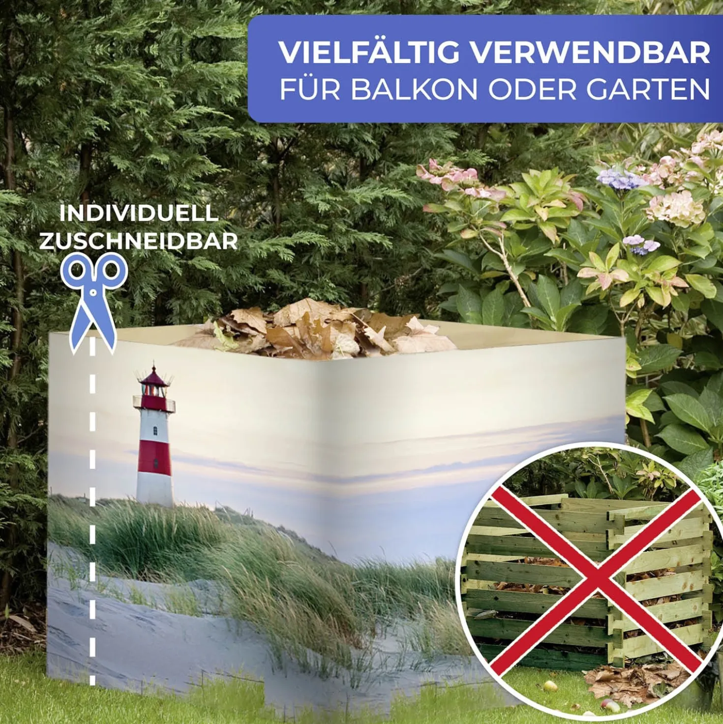 Balkon-Sichtschutz Nordseeküste MAXIMEX