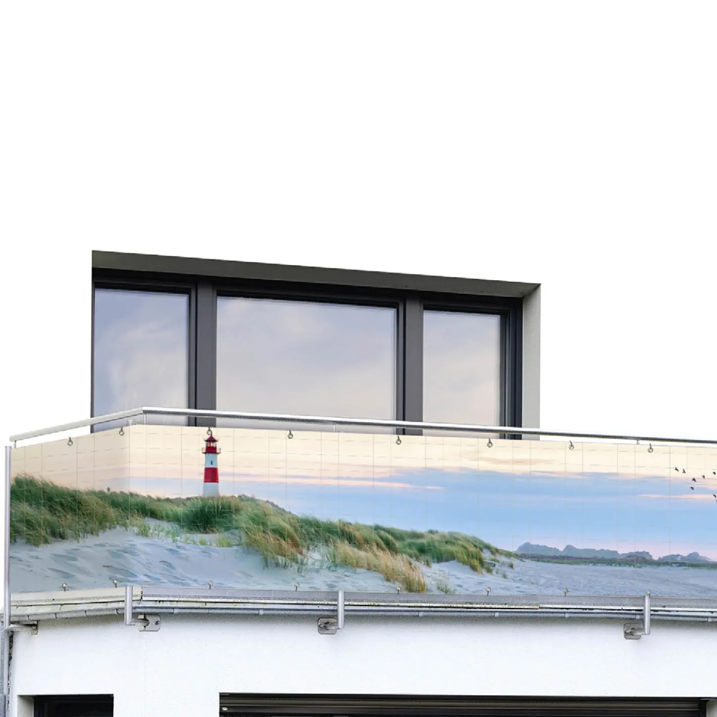Balkon-Sichtschutz Nordseeküste MAXIMEX