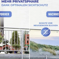 Balkon-Sichtschutz Nordseeküste MAXIMEX