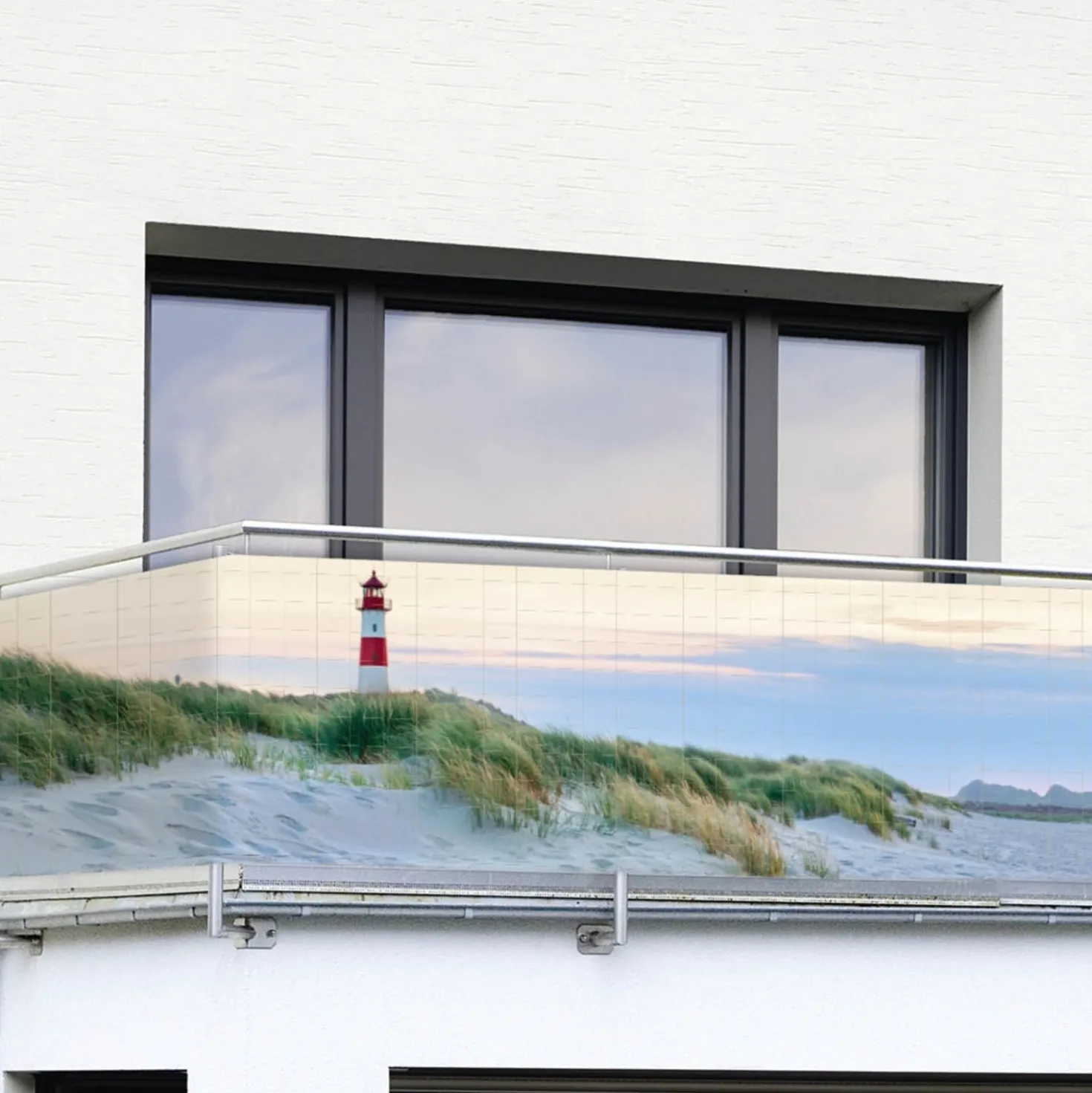 Balkon-Sichtschutz Nordseeküste MAXIMEX