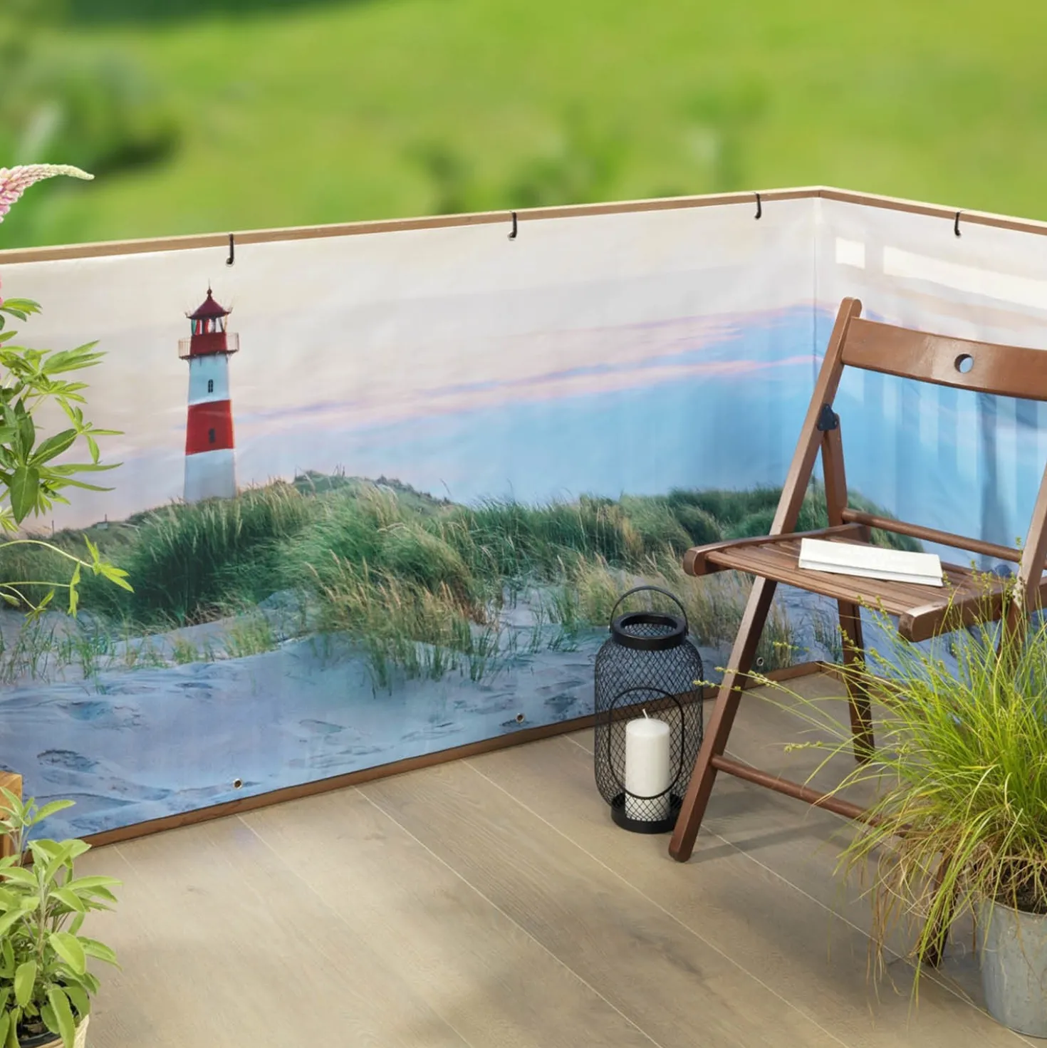 Balkon-Sichtschutz Nordseeküste MAXIMEX