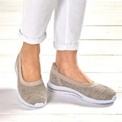 Ballerina "Sporty" beige