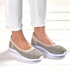 Ballerina "Sporty" beige