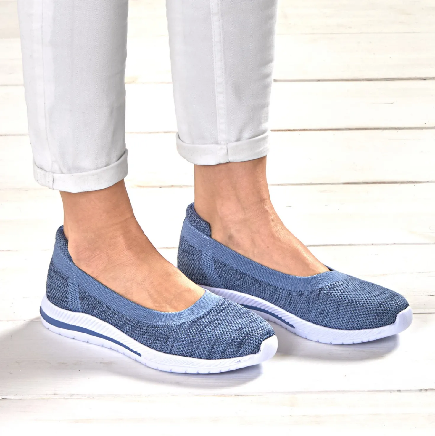 Ballerina "Sporty" blau