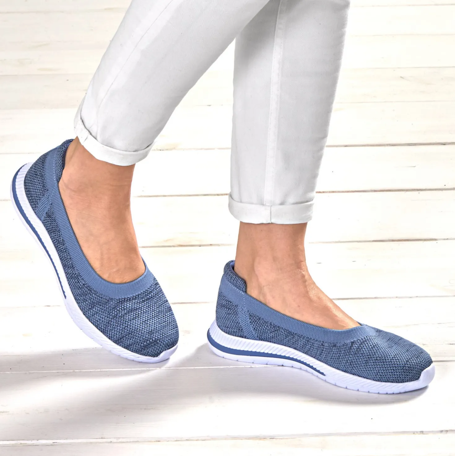 Ballerina "Sporty" blau