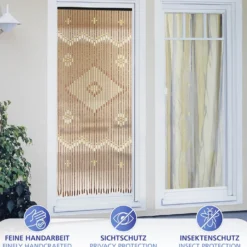 Bambusvorhang Rhombus 90×200 cm MAXIMEX