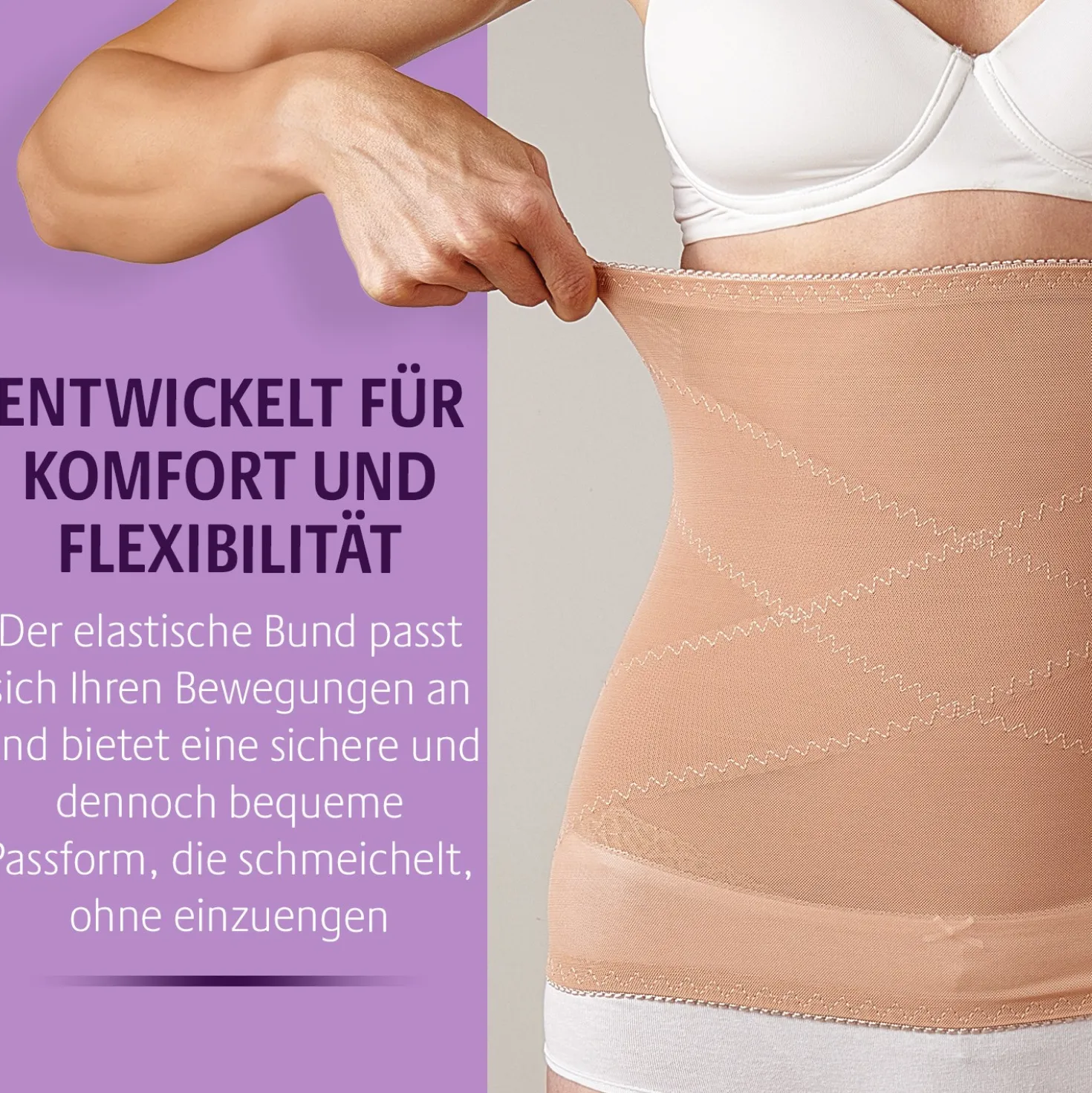 Bauchweg Shapewear Taillenshaper hautfarben Java