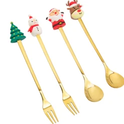 Besteckset Weihnachten 4tlg