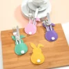 Bestecktasche "Hase" aus Filz 4er-Set Eldo