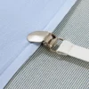 Bettlakenspanner, verstellbar mit Metallclips, 2er-Set