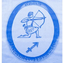 Bettwäsche "Schütze" hellblau, 2-tlg.