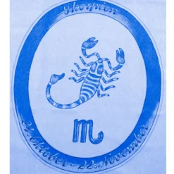 Bettwäsche "Skorpion" hellblau, 2-tlg.