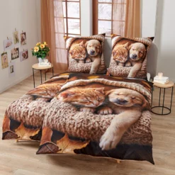 Bettwäsche "Tierbabys" 2-tlg. Eldo