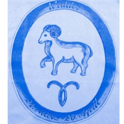 Bettwäsche "Widder" hellblau, 2-tlg.