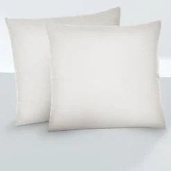 biberna Feinjersey-Kopfkissenbezug Doppelpack grau, 2x 80x80 cm