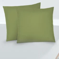 biberna Feinjersey-Kopfkissenbezug Doppelpack fichte, 2x 80x80 cm