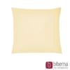 biberna Feinjersey-Kopfkissenbezug Doppelpack gelb, 2x 80x80 cm